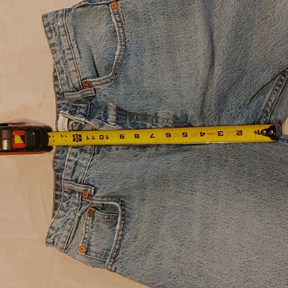 Zara High Waisted Button Fly Jean's - Picture 6 of 11